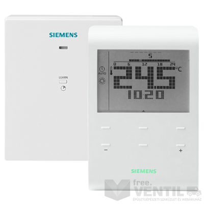 Siemens RDE100.1RFS programozható szobatermosztát