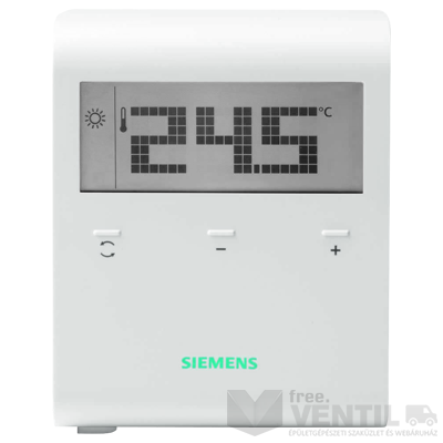 Siemens RDD100.1 szobatermosztát LCD kijelzővel
