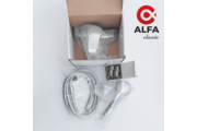 Alfa Classic egykaros kádtöltő csaptelep zuhanyszettel