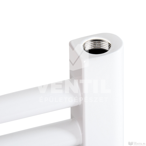 Silver 400X700 mm íves törölközőszárító radiátor fehér