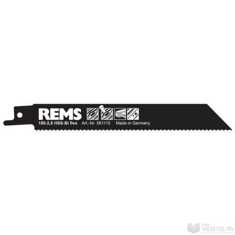 REMS fűrészlap 150-2,5 (raklapok, fa, szeges fa, fém)