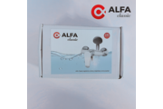 Alfa Classic egykaros zuhany csaptelep zuhanyszettel