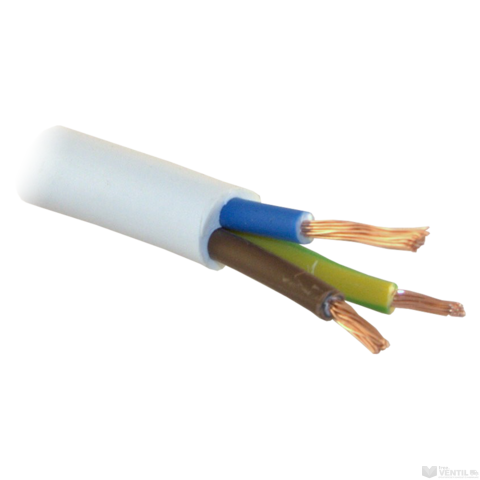 Hálózati kábel (MT) 1,5mm, 300/500V, fehér
