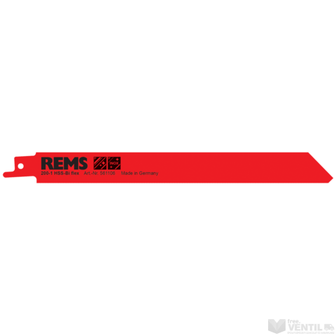 REMS fűrészlap 200-1 (pléh, fém, és rozsdamentes acél)