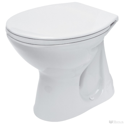 Cersanit President P20 alsó kifolyású, lapos öblítésű WC csésze
