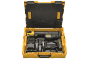 REMS Mini-Press S 22V ACC akkus présgép készlet + ajándék 3db préspofa, L-Boxx-ban - TH