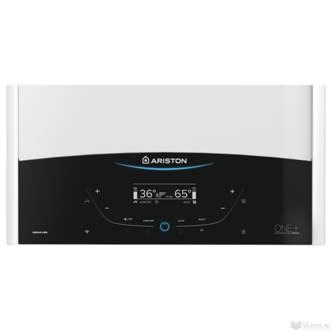 Ariston Genus One+ Wifi 35 fali kondenzációs kombi gázkazán beépített Wi-Fi rendszerrel, 35kW