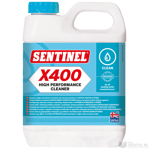 Sentinel X400 régi fűtési rendszer tisztító 1L