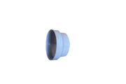Alu füstcső szűkítő 76-60mm, fehér szinterezett