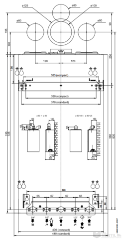 Ariston Clas One System 24 fűtő kondenzációs fali gázkazán EU-ERP