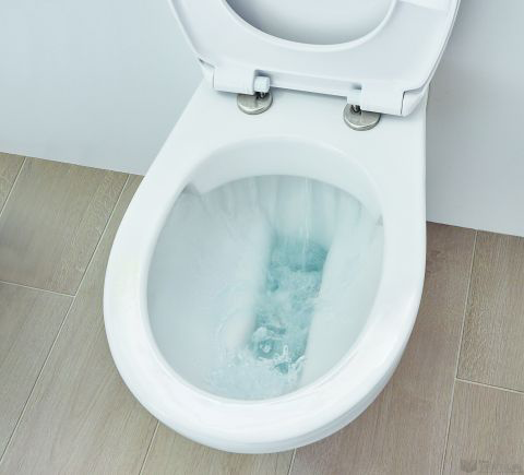 Alföldi Optic fali WC csésze, mélyöblítésű, perem nélküli, Easyplus felülettel