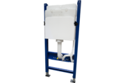 Geberit Duofix Basic fali WC szerelőelem (lábonálló), 112 cm + Delta 12 cm-es falon belüli WC tartály