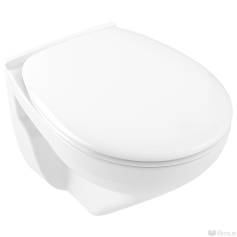 Alföldi Optic fali kompakt WC csésze, mélyöblítésű, perem nélküli, Easyplus felülettel
